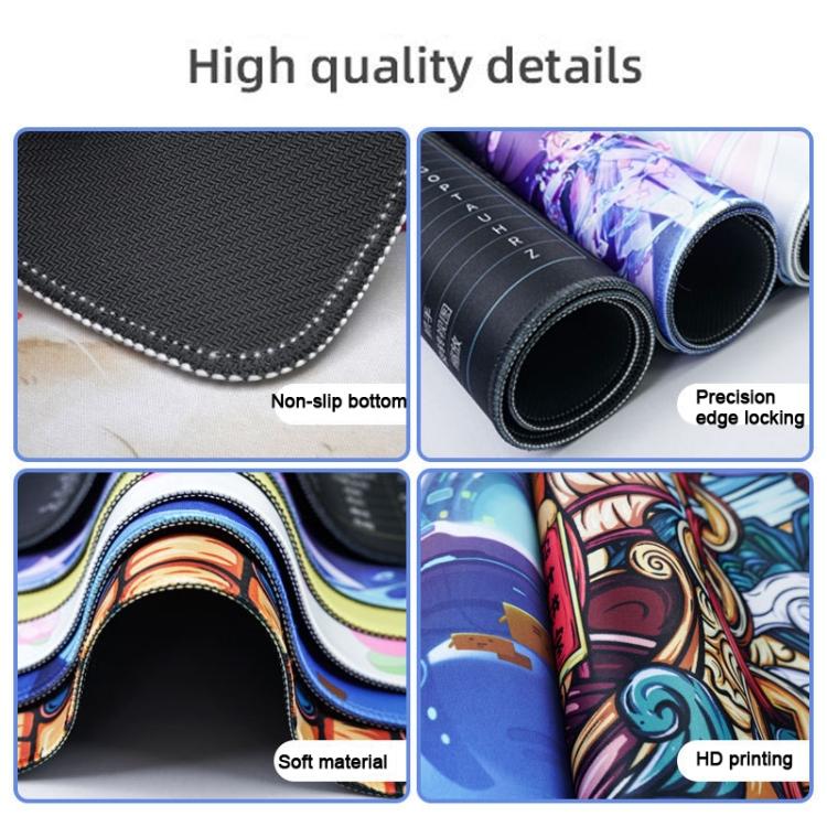 Large Abstract Mouse Pad Gamer Office Computer Desk Mat, Size: 300x800x2mm(Abstract Fluid 25) - Mouse Pads by buy2fix | Online Shopping UK | buy2fix