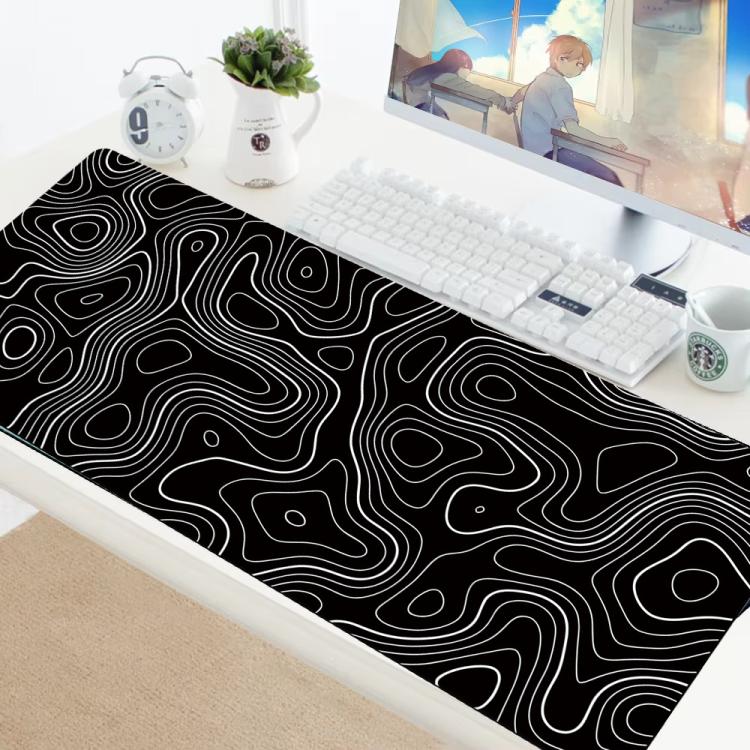 Large Abstract Mouse Pad Gamer Office Computer Desk Mat, Size: 300x800x2mm(Abstract Fluid 25) - Mouse Pads by buy2fix | Online Shopping UK | buy2fix