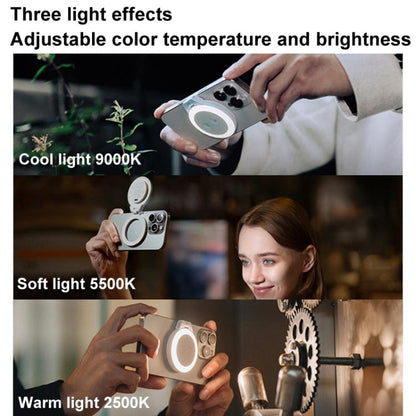 PGYTECH P-PG-012 Cell Phone Magnetic Fill Light MagSafe Live Photo Shooting Photography Lights(Gray) - Selfie Light by PGYTECH | Online Shopping UK | buy2fix