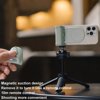 PGYTECH P-PG-005 MagCam Cell Phone Camera Handle Bluetooth Remote Control Camera Aid(Mint Green) - Phone Remote Control by PGYTECH | Online Shopping UK | buy2fix