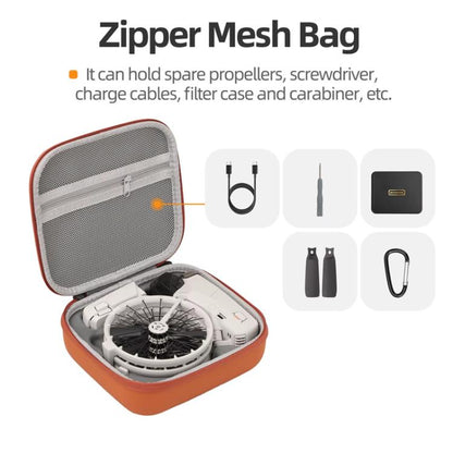 For DJI Flip Sunnylife FP-B957 Storage Bag Mini Vlog Aerial Camera Protective Case(Gray) - Other by Sunnylife | Online Shopping UK | buy2fix