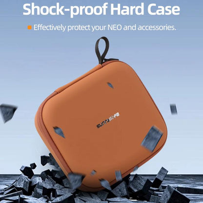 For DJI Flip Sunnylife FP-B957 Storage Bag Mini Vlog Aerial Camera Protective Case(Orange) - Other by Sunnylife | Online Shopping UK | buy2fix