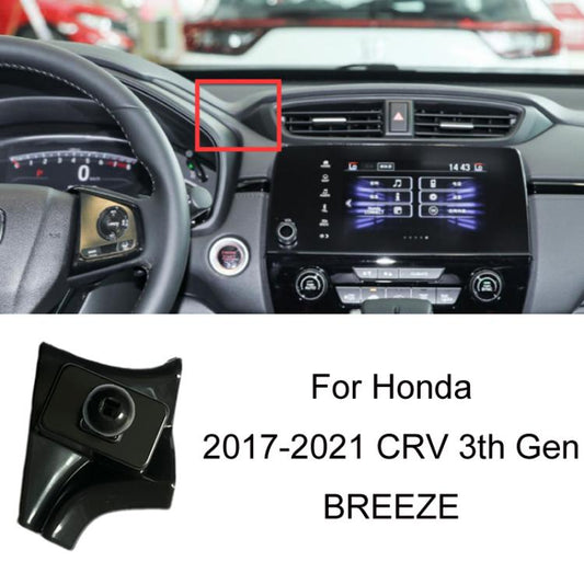 For Honda Left-hand Drive Car-Mounted Mobile Phone Navigation Holder Base, Model: 17-21 CRV 3th Generation/BREEZE - Special Car Holders by buy2fix | Online Shopping UK | buy2fix