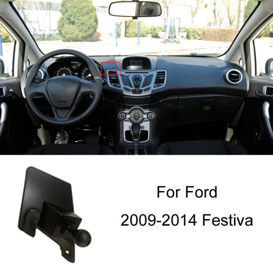 For Ford Left Driving Car Special Mobile Phone Navigation Bracket Base, Model: 09-14 Festiva - Special Car Holders by buy2fix | Online Shopping UK | buy2fix