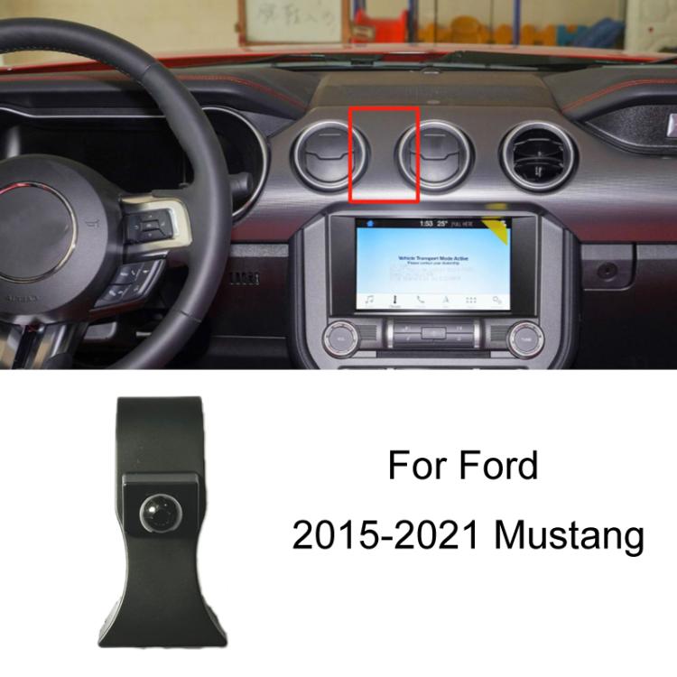 For Ford Left Driving Car Special Mobile Phone Navigation Bracket Base, Model: 15-21 Mustang - Special Car Holders by buy2fix | Online Shopping UK | buy2fix