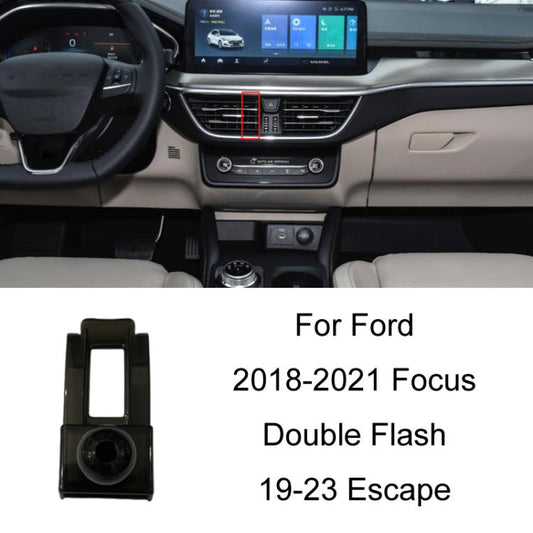For Ford Left Driving Car Special Mobile Phone Navigation Bracket Base, Model: 18-21 Focus Double Flash/19-23 Escape - Special Car Holders by buy2fix | Online Shopping UK | buy2fix