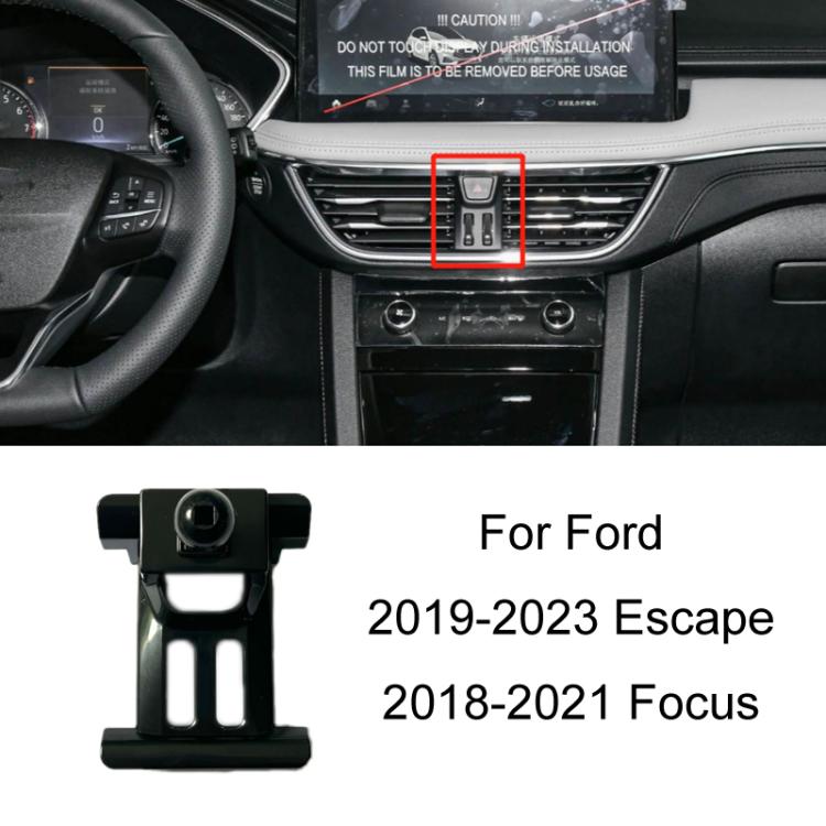 For Ford Left Driving Car Special Mobile Phone Navigation Bracket Base, Model: 19-23 Escape+18-21 Focus - Special Car Holders by buy2fix | Online Shopping UK | buy2fix