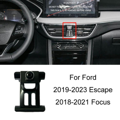 For Ford Left Driving Car Special Mobile Phone Navigation Bracket Base, Model: 19-23 Escape+18-21 Focus - Special Car Holders by buy2fix | Online Shopping UK | buy2fix