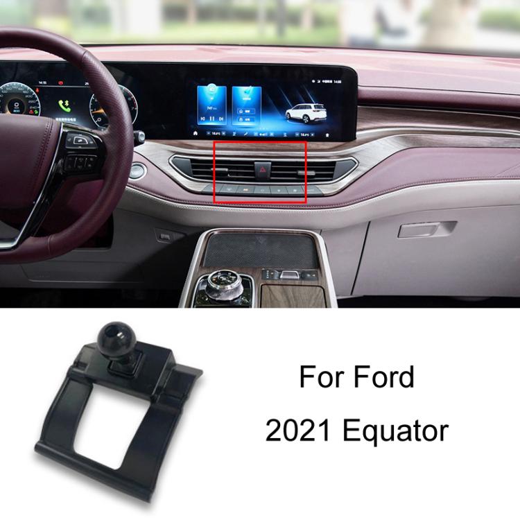 For Ford Left Driving Car Special Mobile Phone Navigation Bracket Base, Model: 21 Equator - Special Car Holders by buy2fix | Online Shopping UK | buy2fix