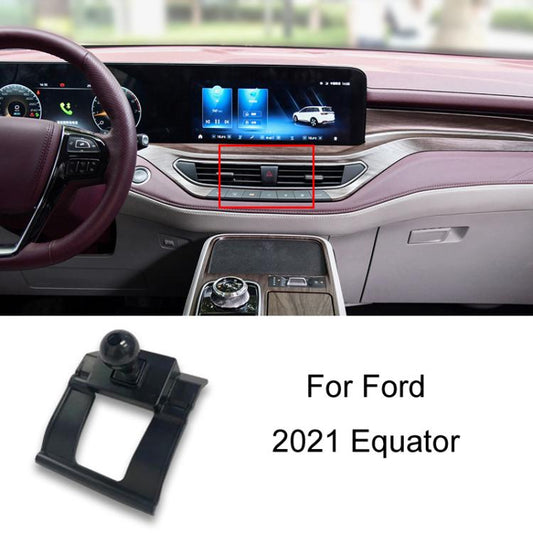 For Ford Left Driving Car Special Mobile Phone Navigation Bracket Base, Model: 21 Equator - Special Car Holders by buy2fix | Online Shopping UK | buy2fix