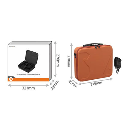 For DJI Flip Sunnylife FP-B958 Storage Bag Vlog Aerial Camera Protective Case Accessory(Gray) - Other by Sunnylife | Online Shopping UK | buy2fix
