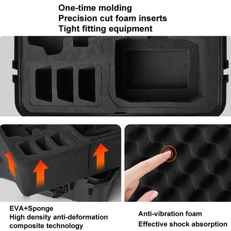 For DJI Flip CYNOVA FL-AQX-CY IP67 Waterproof Pressure And Shock Resistant Safety Case(Black) - Other by CYNOVA | Online Shopping UK | buy2fix