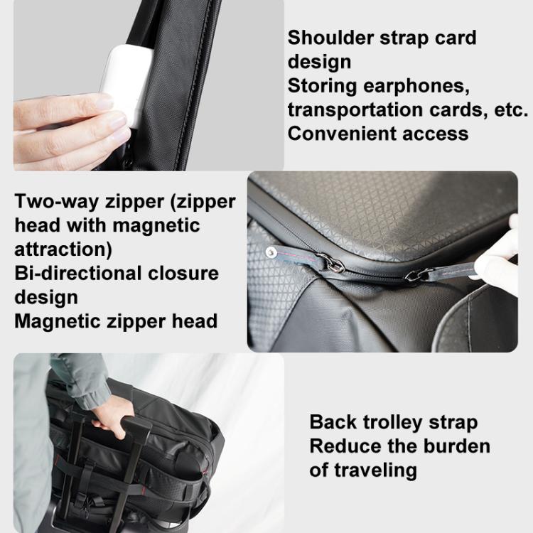 For DJI Flip CYNOVA C-MA-DB-003 Drone Shock And Stress Reduction Duffel Bag(Black) - Other by CYNOVA | Online Shopping UK | buy2fix