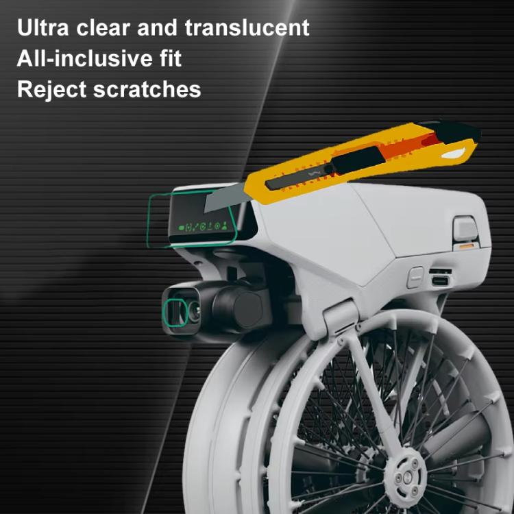 For DJI Flip CQT 4 In 1 Drone Nano Lens Radar Scratch Resistant HD Full Wrap Protective Film - Other by CQT | Online Shopping UK | buy2fix
