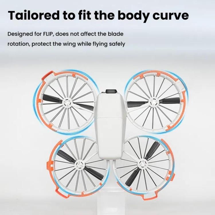 For DJI Flip Drone With Tripod Bumper Ring(Orange) - Other by buy2fix | Online Shopping UK | buy2fix