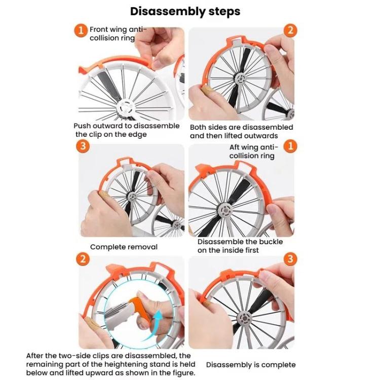 For DJI Flip Drone With Tripod Bumper Ring(Orange) - Other by buy2fix | Online Shopping UK | buy2fix