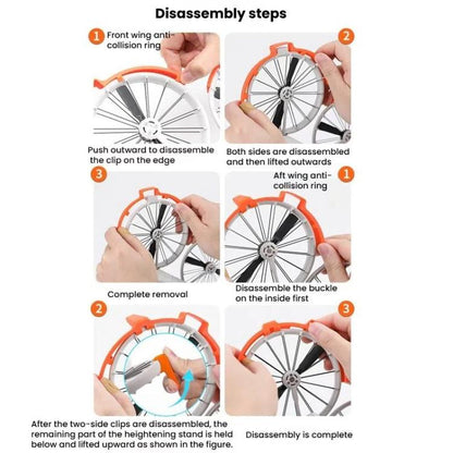 For DJI Flip Drone With Tripod Bumper Ring(Orange) - Other by buy2fix | Online Shopping UK | buy2fix