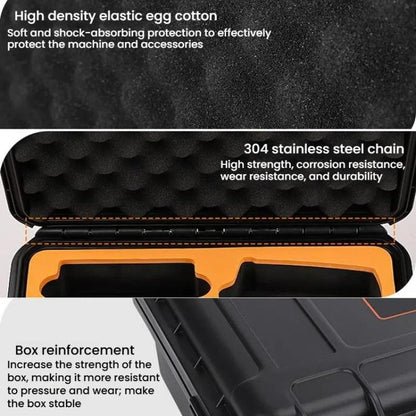 For DJI Flip Sunnylife AQX-19 Waterproof Storage Protective Suitcase Aerial Camera Smooth Flying Kit Bag(Black) - Other by Sunnylife | Online Shopping UK | buy2fix