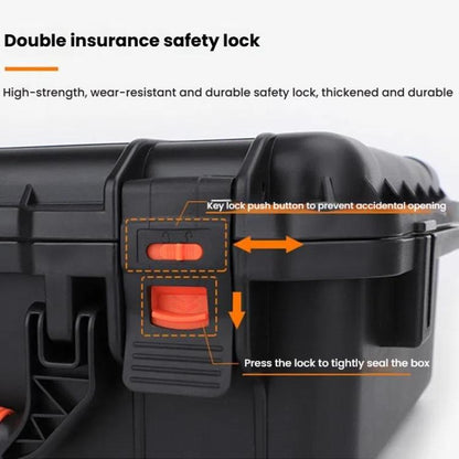 For DJI Flip Sunnylife AQX-19 Waterproof Storage Protective Suitcase Aerial Camera Smooth Flying Kit Bag(Black) - Other by Sunnylife | Online Shopping UK | buy2fix