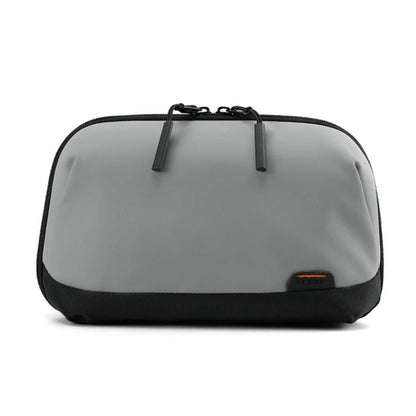 WEPOWER Digital Accessories Storage Bag Waterproof Clutch Travel Case(Gray) - Digital Storage Bag by WEPOWER | Online Shopping UK | buy2fix