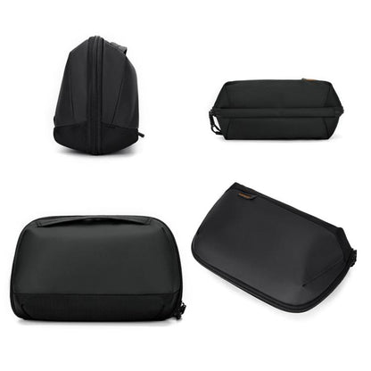 WEPOWER Digital Accessories Storage Bag Waterproof Clutch Travel Case(Deep Blue) - Digital Storage Bag by WEPOWER | Online Shopping UK | buy2fix