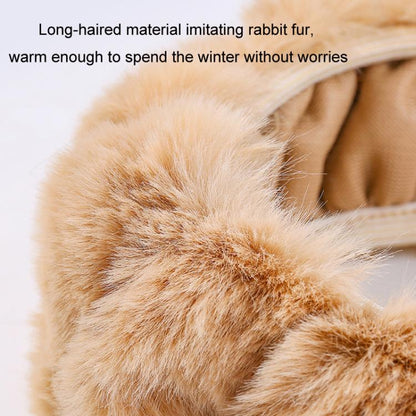 38cm Plush Soft Warm Car Steering Wheel Cover Without Inner Ring(Light Gray) - Steering Wheel Accessories by buy2fix | Online Shopping UK | buy2fix