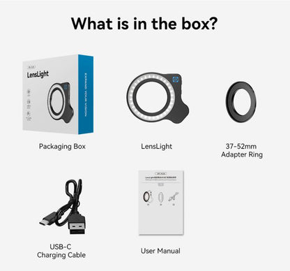 APEXEL APL-FL26 Jewelry Food Still Life Tri-color 9-speed Slim Ring Macro Photography Fill Light - Ring Light by APEXEL | Online Shopping UK | buy2fix