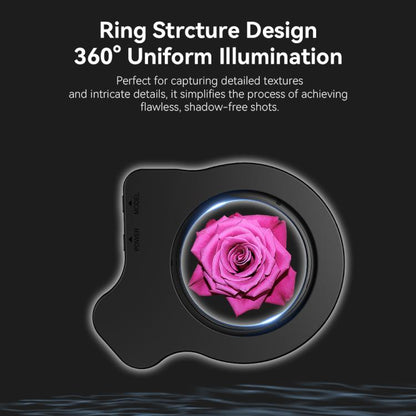 APEXEL APL-FL26 Jewelry Food Still Life Tri-color 9-speed Slim Ring Macro Photography Fill Light - Ring Light by APEXEL | Online Shopping UK | buy2fix