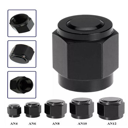 AN10 Oil Pipe Plug Aluminum Alloy Nut Car Modification Adapter - Nuts & Bolts by buy2fix | Online Shopping UK | buy2fix