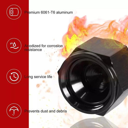 AN8 Oil Pipe Plug Aluminum Alloy Nut Car Modification Adapter - Nuts & Bolts by buy2fix | Online Shopping UK | buy2fix