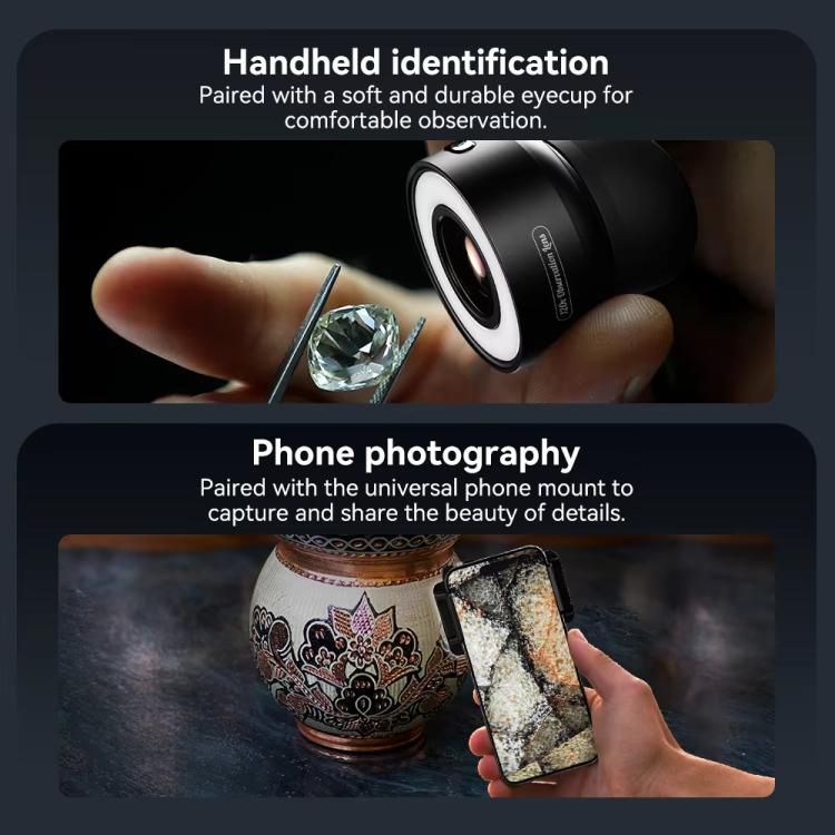 APEXEL APL-MS120 Handheld Identification Repair Quality Inspection Jewelry HD Magnification Mobile Microscope - Telescope & Microscope by APEXEL | Online Shopping UK | buy2fix