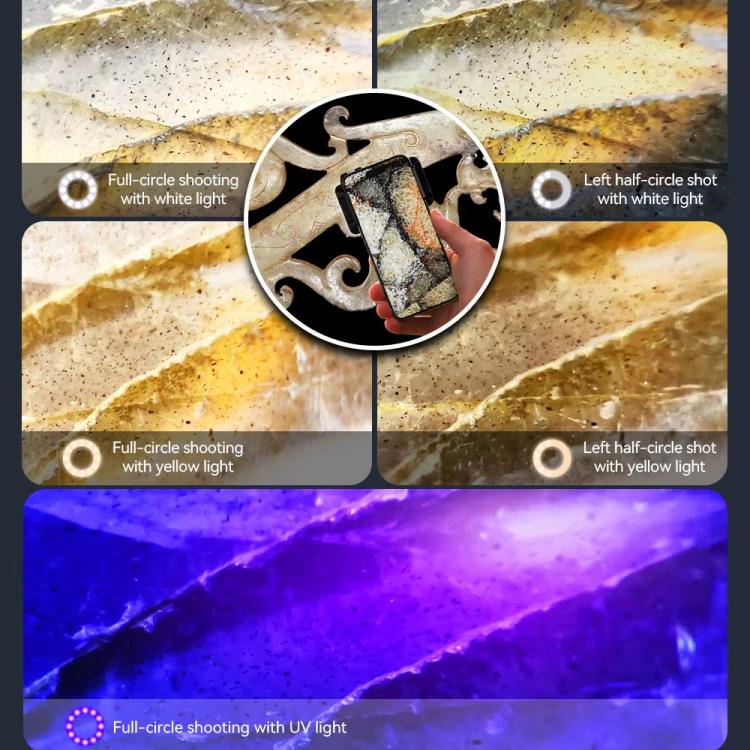 APEXEL APL-MS120 Handheld Identification Repair Quality Inspection Jewelry HD Magnification Mobile Microscope - Telescope & Microscope by APEXEL | Online Shopping UK | buy2fix