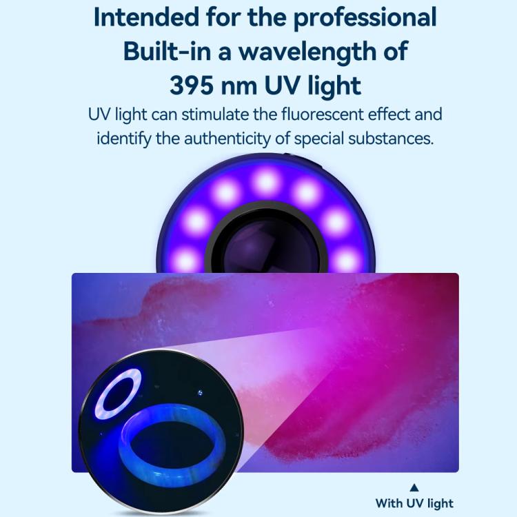 APEXEL APL-MS120 Handheld Identification Repair Quality Inspection Jewelry HD Magnification Mobile Microscope - Telescope & Microscope by APEXEL | Online Shopping UK | buy2fix