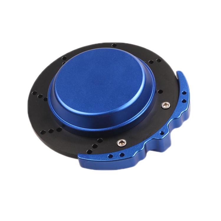 Car All-Aluminum Brake Disc Ashtray, Size: Rotating(Blue Black Edge) - Ashtrays by buy2fix | Online Shopping UK | buy2fix