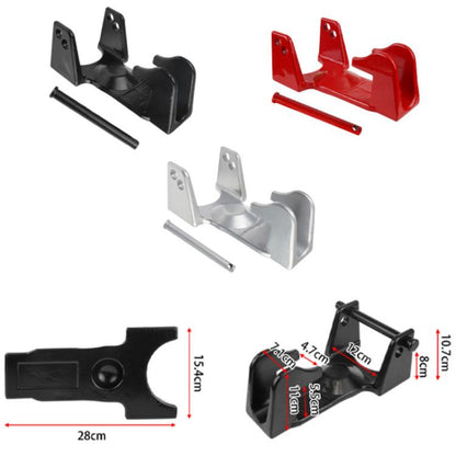 Coupler Gooseneck Hitch Trailer Lock For Heavy Trailer Transporter RV, Color: Red + Combination Lock - Towing Bars by buy2fix | Online Shopping UK | buy2fix