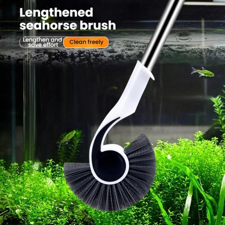 95cm Fish Tank Brush Long Handle Cleaning Algae Removal Tool Inner Wall Cleaning Fish Tank Brush - Cleaning Tools by buy2fix | Online Shopping UK | buy2fix
