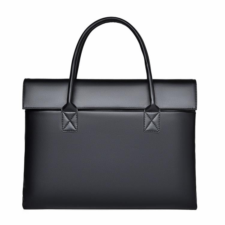 14 inch Laptop Bag Lightweight Laptop Bag Business Simple Handheld Briefcase(Black) - 14.1 inch by buy2fix | Online Shopping UK | buy2fix