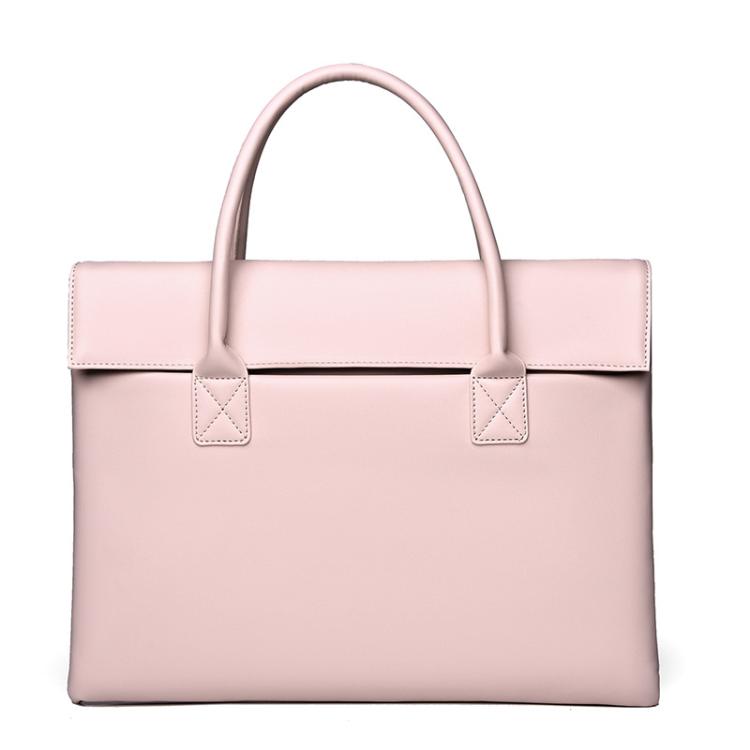 14 inch Laptop Bag Lightweight Laptop Bag Business Simple Handheld Briefcase(Pink) - 14.1 inch by buy2fix | Online Shopping UK | buy2fix