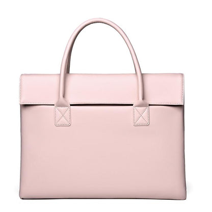 14 inch Laptop Bag Lightweight Laptop Bag Business Simple Handheld Briefcase(Pink) - 14.1 inch by buy2fix | Online Shopping UK | buy2fix