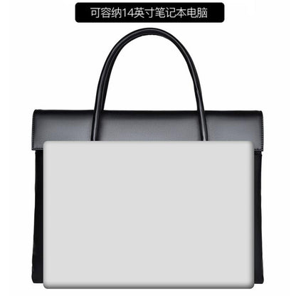 14 inch Laptop Bag Lightweight Laptop Bag Business Simple Handheld Briefcase(Blue) - 14.1 inch by buy2fix | Online Shopping UK | buy2fix