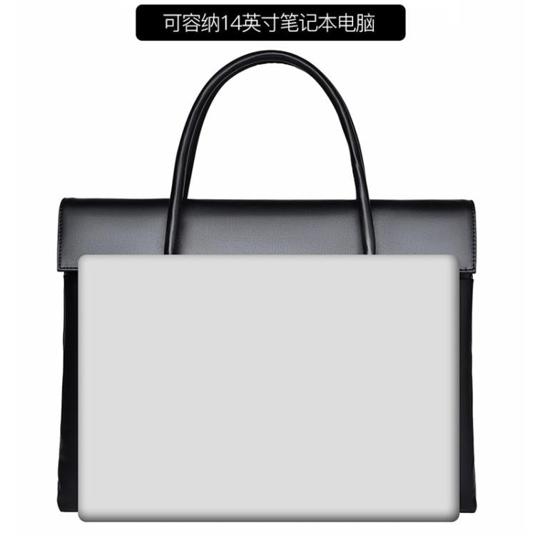 14 inch Laptop Bag Lightweight Laptop Bag Business Simple Handheld Briefcase(Gray) - 14.1 inch by buy2fix | Online Shopping UK | buy2fix