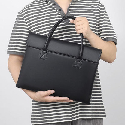 14 inch Laptop Bag Lightweight Laptop Bag Business Simple Handheld Briefcase(Gray) - 14.1 inch by buy2fix | Online Shopping UK | buy2fix