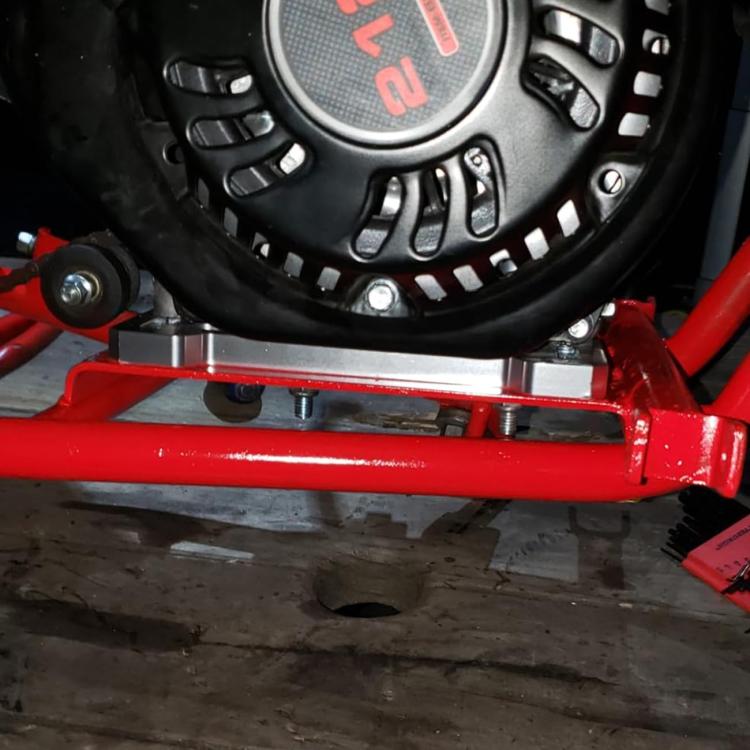 Motor Engine Mount Adapter DB30 Aluminum Bracket for Predator 212cc(Black) - Engine Fittings by buy2fix | Online Shopping UK | buy2fix