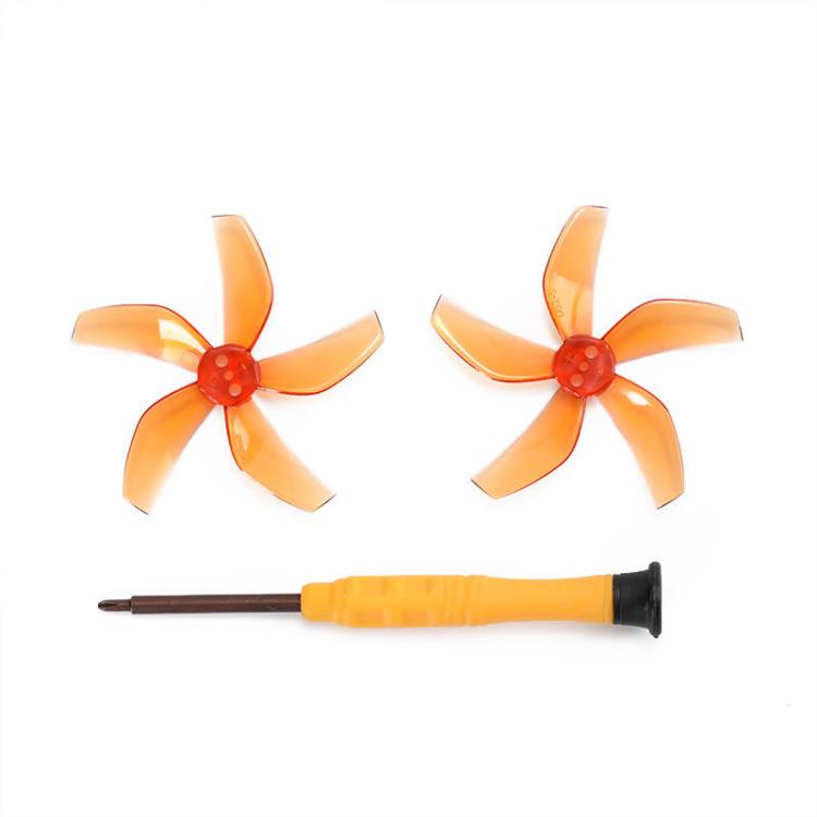 1pair For DJI Neo RCSTQ Drone 5 Blade Paddle Quick Release Replacement Blade(Orange) - DIY Propeller by RCSTQ | Online Shopping UK | buy2fix