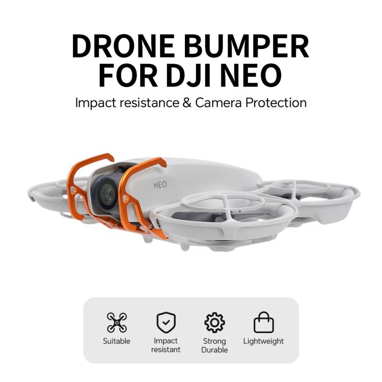 For DJI Neo RCSTQ Aluminum Alloy Crash Bar Convenient Quick Release Protective Stand(Orange) - Other by RCSTQ | Online Shopping UK | buy2fix