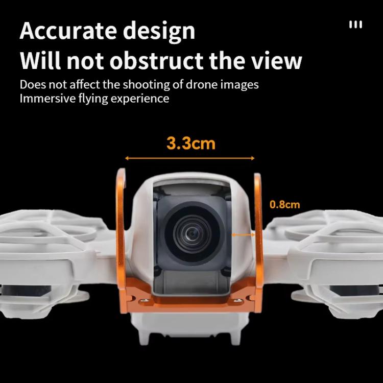 For DJI Neo RCSTQ Aluminum Alloy Crash Bar Convenient Quick Release Protective Stand(Orange) - Other by RCSTQ | Online Shopping UK | buy2fix