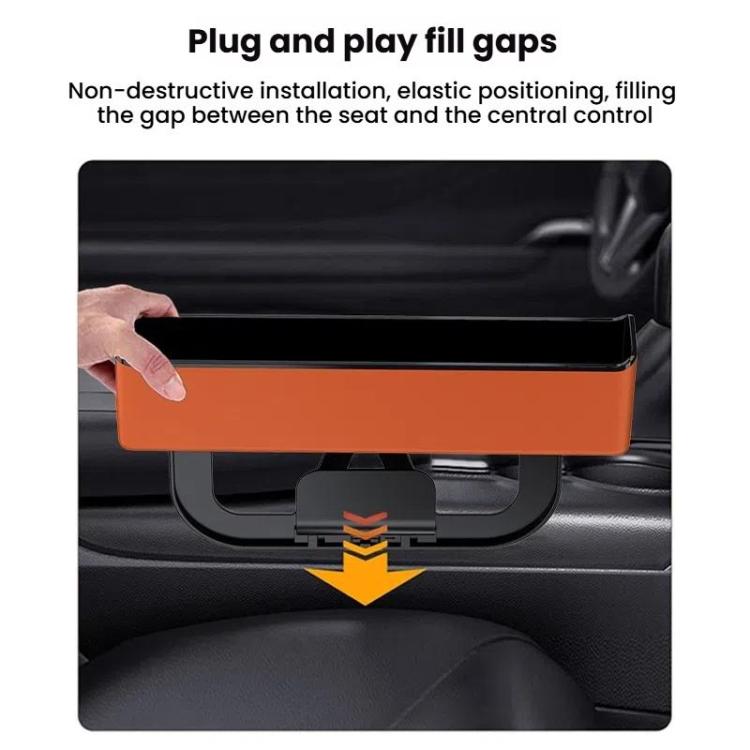 Car Seat Seam Storage Box Universal Car Seam Organizer Auto Accessories(Black) - Stowing Tidying by buy2fix | Online Shopping UK | buy2fix