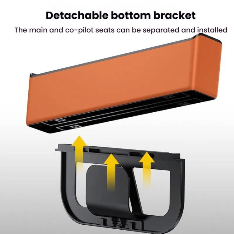 Car Seat Seam Storage Box Universal Car Seam Organizer Auto Accessories(Orange) - Stowing Tidying by buy2fix | Online Shopping UK | buy2fix