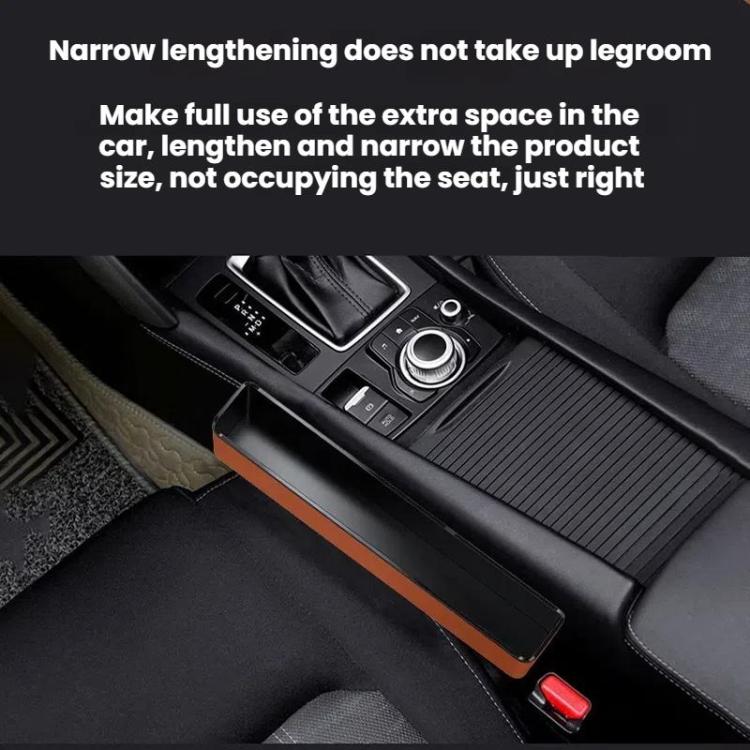 Car Seat Seam Storage Box Universal Car Seam Organizer Auto Accessories(White) - Stowing Tidying by buy2fix | Online Shopping UK | buy2fix