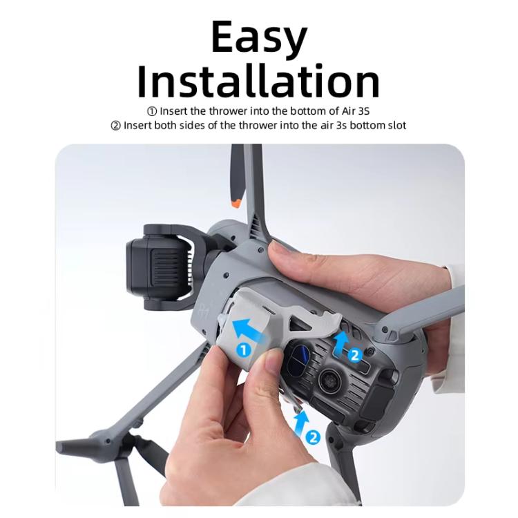 For DJI Air 3S RCSTQ Drone Air Thrower Transport Device(Thrower+Binding Line) - Other by RCSTQ | Online Shopping UK | buy2fix